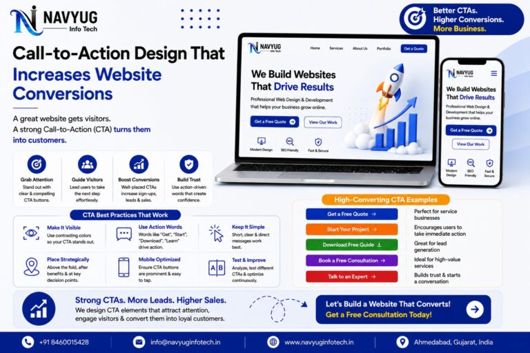 Call-to-Action Design That Increases Website Conversions – Navyug InfoTech