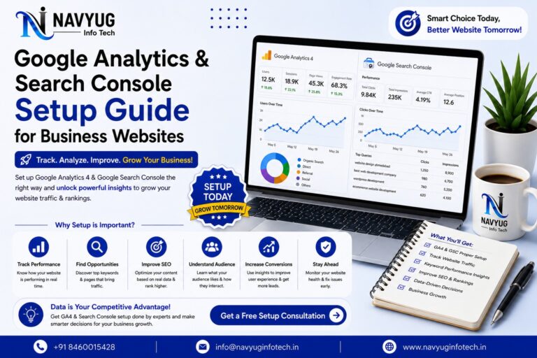 Google Analytics & Search Console Setup Guide for Business Websites – Navyug InfoTech