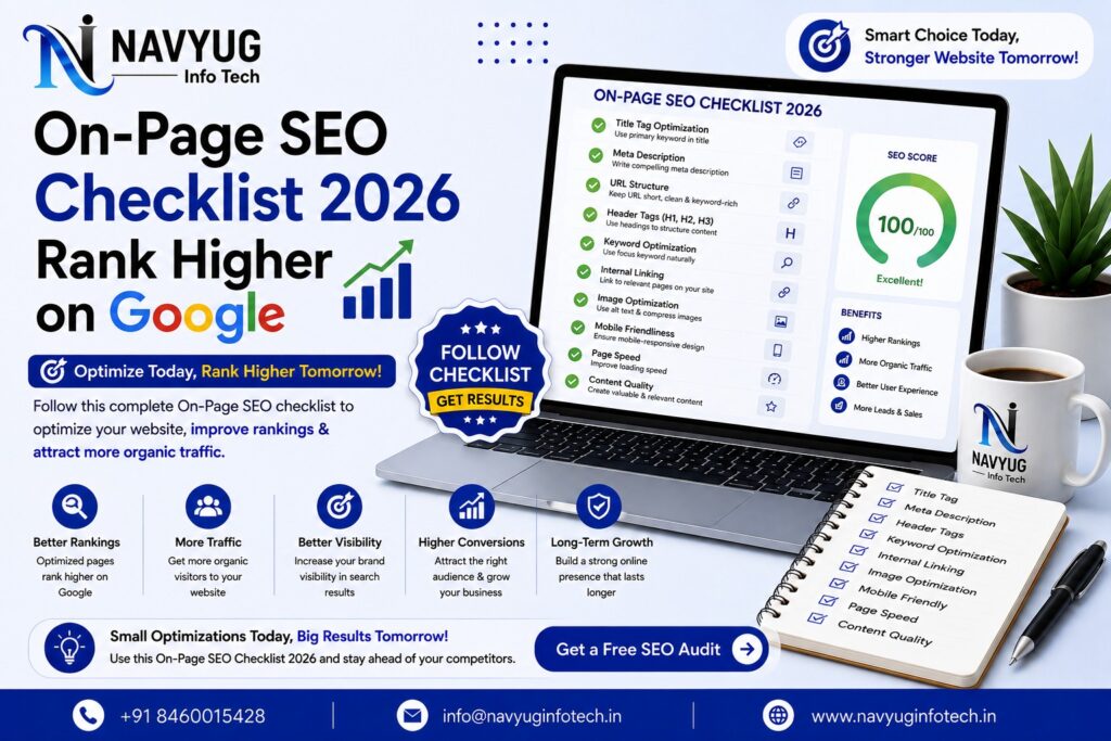 On-page SEO checklist – Navyug InfoTech