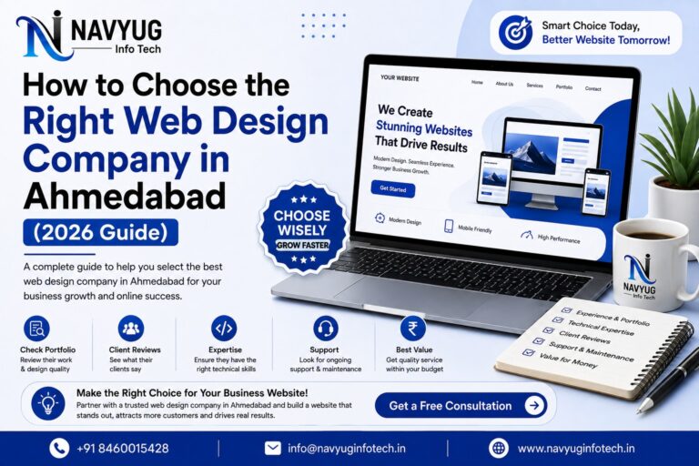 How to Choose the Right Web Design Company in Ahmedabad (2026 Guide) – Navyug InfoTech