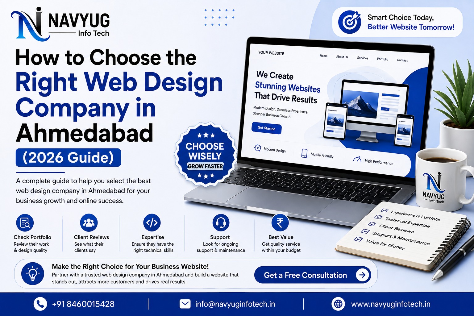 Web design company in Ahmedabad - Navyug InfoTech