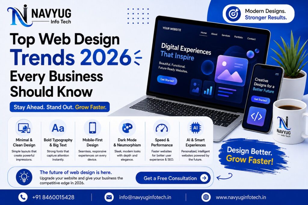 Web design trends 2026 - Navyug InfoTech