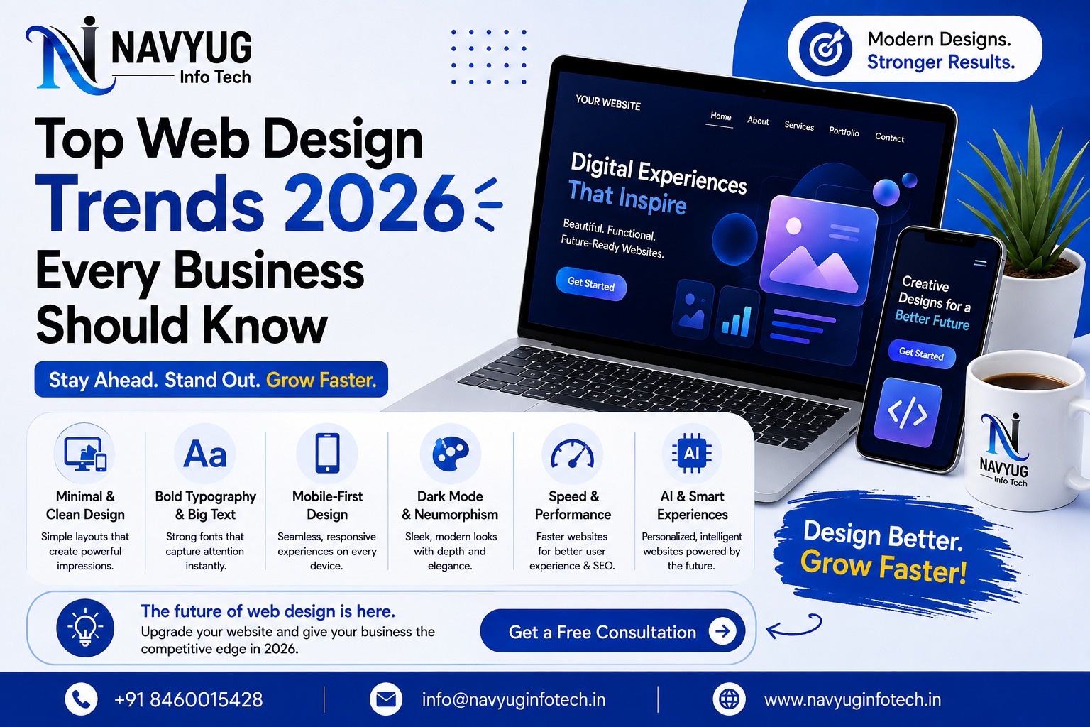Web design trends 2026 - Navyug InfoTech